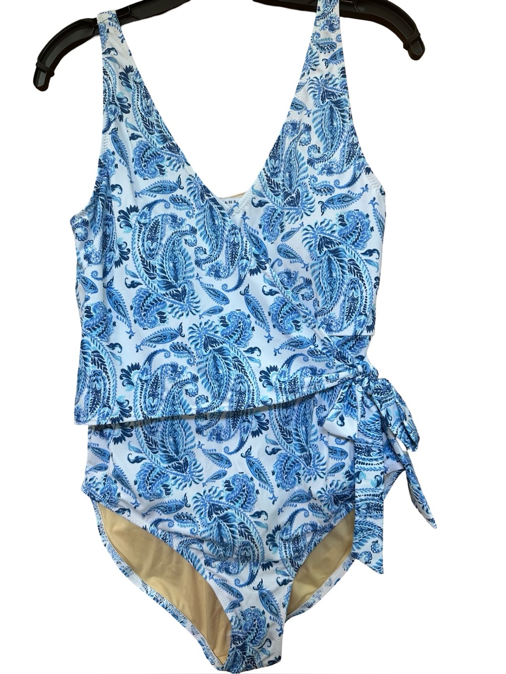 NWOT Cabana Life Charleston Wrap One-Piece Swimsuit UPF 50 size Medium - Picture 5 of 13